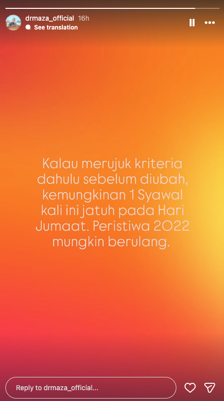 tarikh 1 syawal